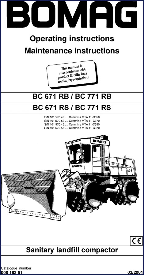 bomag bc 671 rb / bc 771 rb, bomag manual, bomag bc