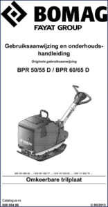 bomag bpr 50/55 d & bpr 60/65 d, bomag service manual, bomag bpr