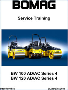 bomag bw 100/120 ad/ac series 4 training manual, bomag manual, bomag bw