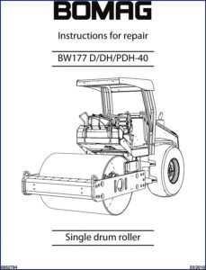 bomag bw177, dh, pdh, 40 2010 repair manual, bomag repair manual, bomag bw177,