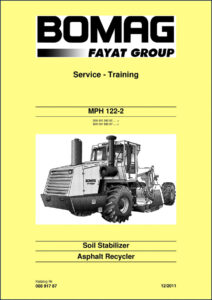 bomag mph 122, bomag manual, bomag mph