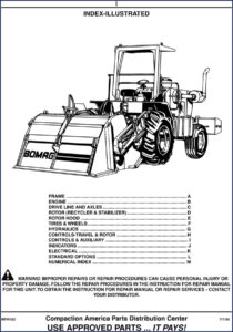 bomag mph100 1996 parts catalog, bomag parts catalog, bomag mph100