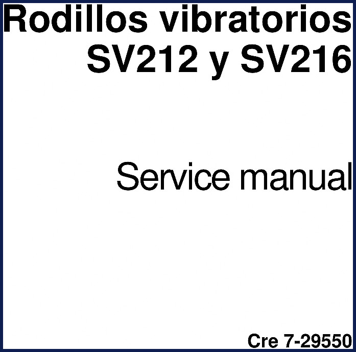 bomag sv212, sv216 service manual, bomag service manual, bomag sv212,