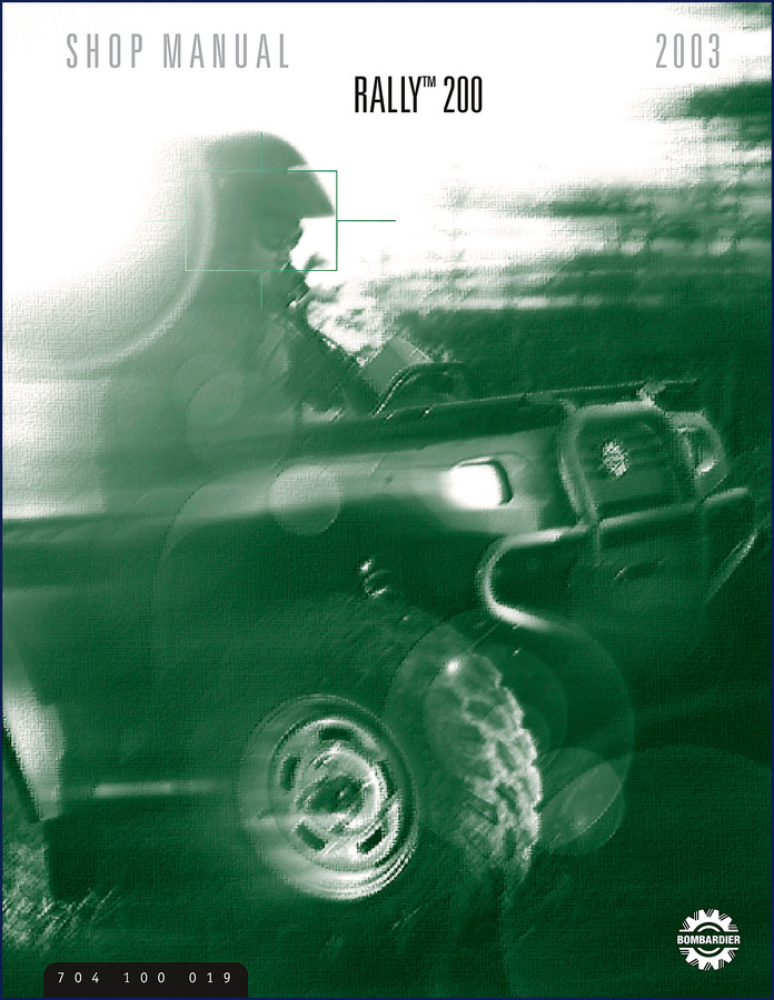 bombardier rally 200 2003 workshop manual, bombardier workshop manual, bombardier rally