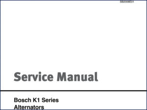 bosch k1 series service manual, bosch service manual, bosch k1