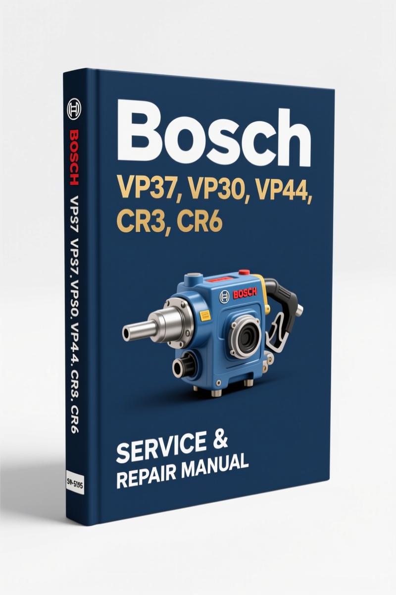 bosch vp37, vp30, vp44, cr3, cr6 technical manual, bosch manual, bosch vp37,