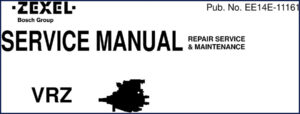 bosch vrz service manual, bosch service manual, bosch vrz
