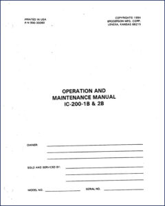 broderson ic, broderson manual