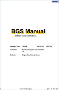 bromma ysx40e 2014 technical manual, bromma manual, bromma ysx40e