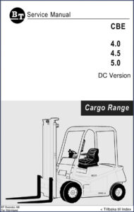 bt cargo 4.0, cargo 4.5, cargo 5.0 service, bt service manual, bt cargo