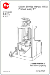 bt frt 2000se, fr 2.0, fr 2.0 n,, bt service manual, bt frt