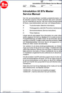 1999 bt op 1000se opw 1000hse 1200se 1200hse, bt service manual, bt bt