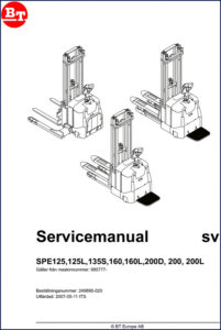 bt spe125 spe160 spe125l spe135s spe160l 2007 service, bt service manual, bt spe125