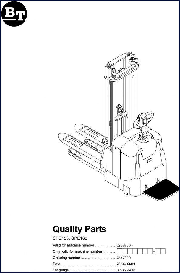 bt spe125, spe160 2014 parts catalog, bt parts catalog, bt spe125,