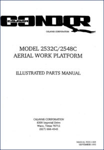 calavar 2532c, 2548c 1993 parts catalog, calavar parts catalog, calavar 2532c,