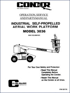 calavar condor parts catalog 333, parts catalog,  condor