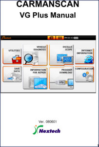 carmanscan vg plus diagnostics manual, carmanscan manual, carmanscan vg