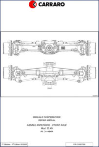 carraro 20.49 2005 repair manual, carraro repair manual, carraro 20.49