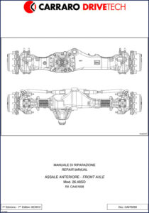 carraro drivetech 26.48sd 2012 repair manual, carraro drivetech repair manual, carraro drivetech drivetech