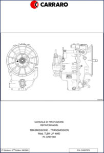 carraro tlb1 up 4wd 2005 repair manual, carraro repair manual, carraro tlb1