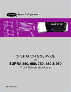 carrier 550, 650, 750, 850, 950 service manual, carrier service manual, carrier 550,