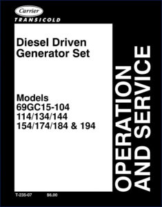 carrier transicold 69gc15, carrier transicold manual, carrier transicold transicold