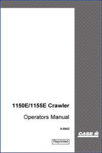 case 1150e, 1155e 1995 operators manual, case manual, case 1150e,