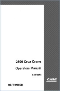 case 2500 1995 operators manual, case manual, case 2500
