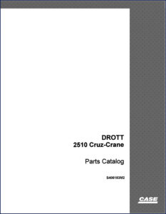 case 2510 cruz, case manual, case 2510