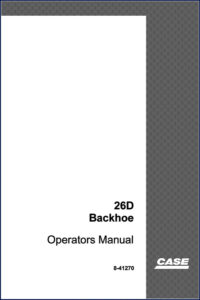 case 350b, 450b, 26d 1982 operators manual, case manual, case 350b,