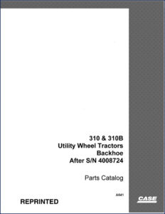 case 310, 310b parts catalog, case parts catalog, case 310,