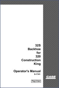case 320, 530, 32s 2001 operators manual for, case manual, case 320,
