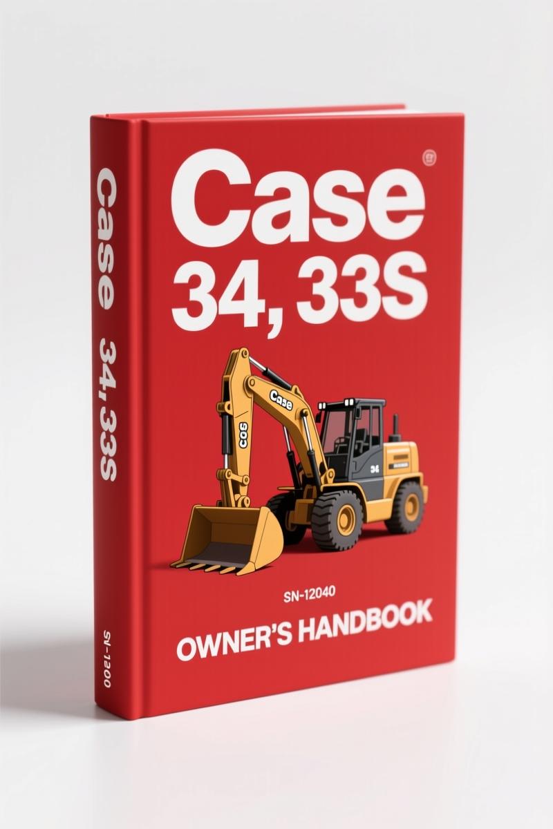case 34, 33s 2001 operators manual, case manual, case 34,