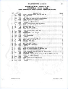 case 580ck series b, 35 loader, 35 backhoe, case parts catalog, case 580ck