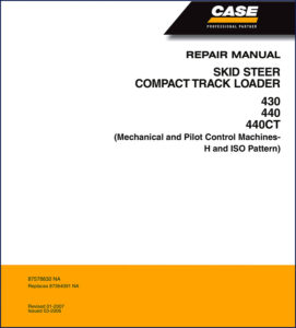 case 440, 440ct, 430 2007 repair manual, case repair manual, case 440,
