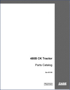 case 480b ck 1979 parts catalog, case parts catalog, case 480b