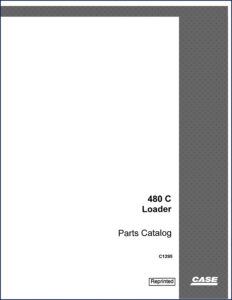 case 480c 1983 parts catalog, case parts catalog, case 480c