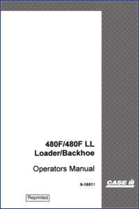 case 480f 480f ll 1995 operators manual, case manual, case 480f
