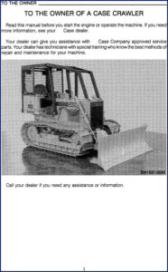 case 550 operators manual, case manual, case 550