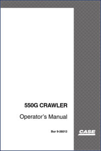 case 550g 1998 operators manual, case manual, case 550g