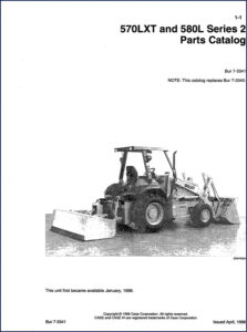 case 580l 570lxt 1998 parts catalog, case parts catalog, case 580l