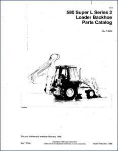 case 580 super l series 2 1998 parts, case parts catalog, case 580