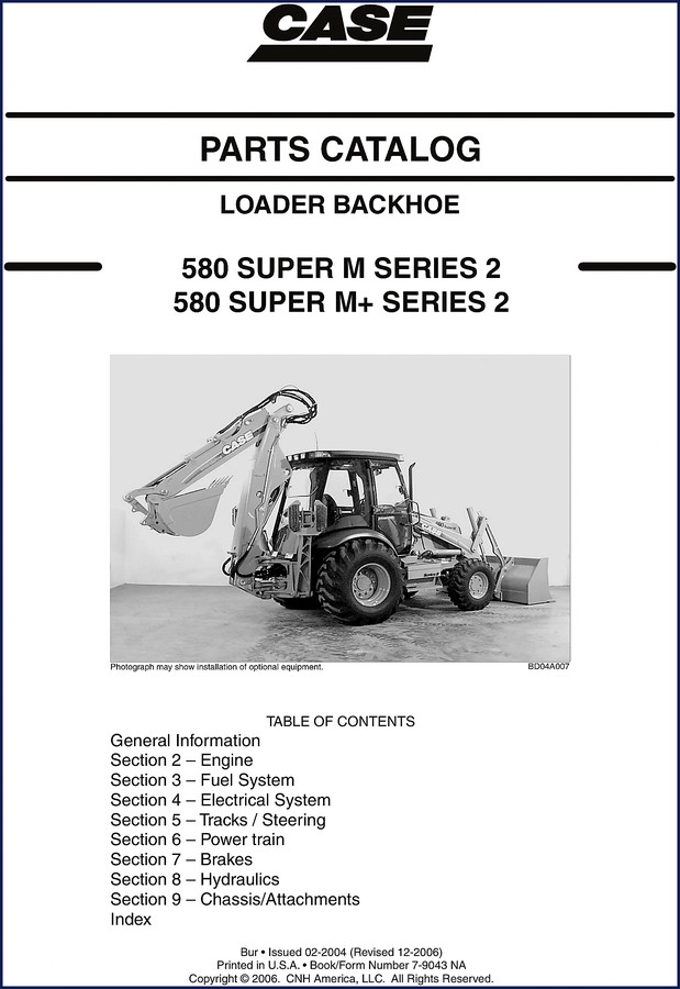 case 580 super m series 2, 580 super, case parts catalog, case 580
