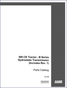 case 580b ck 1974 parts catalog, case parts catalog, case 580b