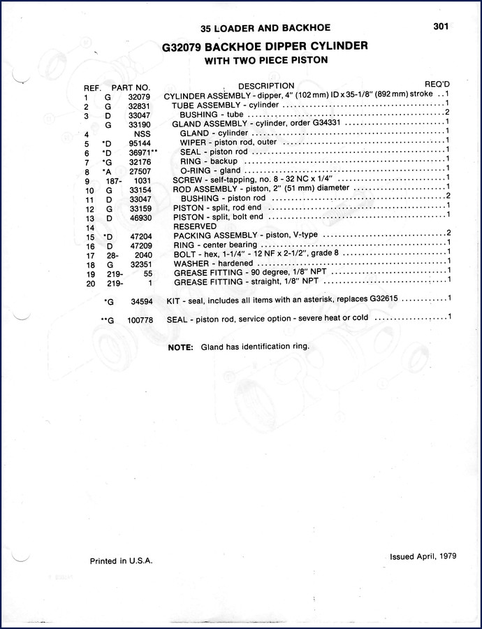 case 580ck series b 1979 parts catalog, case parts catalog, case 580ck