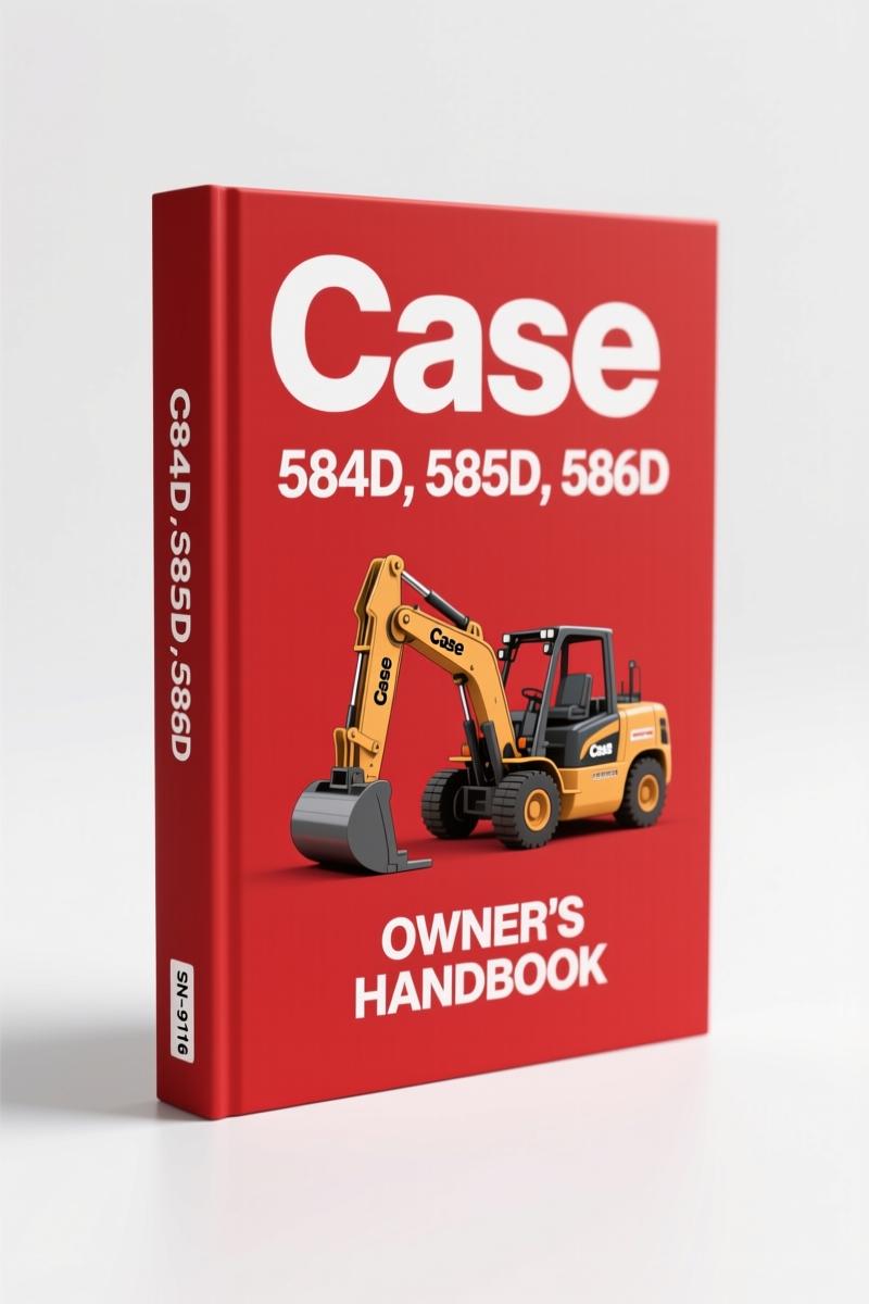 case 584d, 585d, 586d 1995 operators manual, case manual, case 584d,