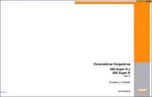 case 590 super r, 695 super r operators, case manual, case 590