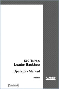 case 590 turbo 1995 operators manual, case manual, case 590