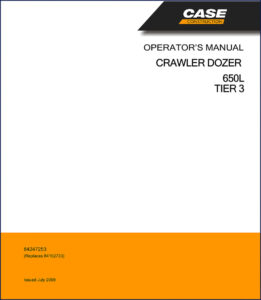 case 650l 2009 operators manual, case manual, case 650l