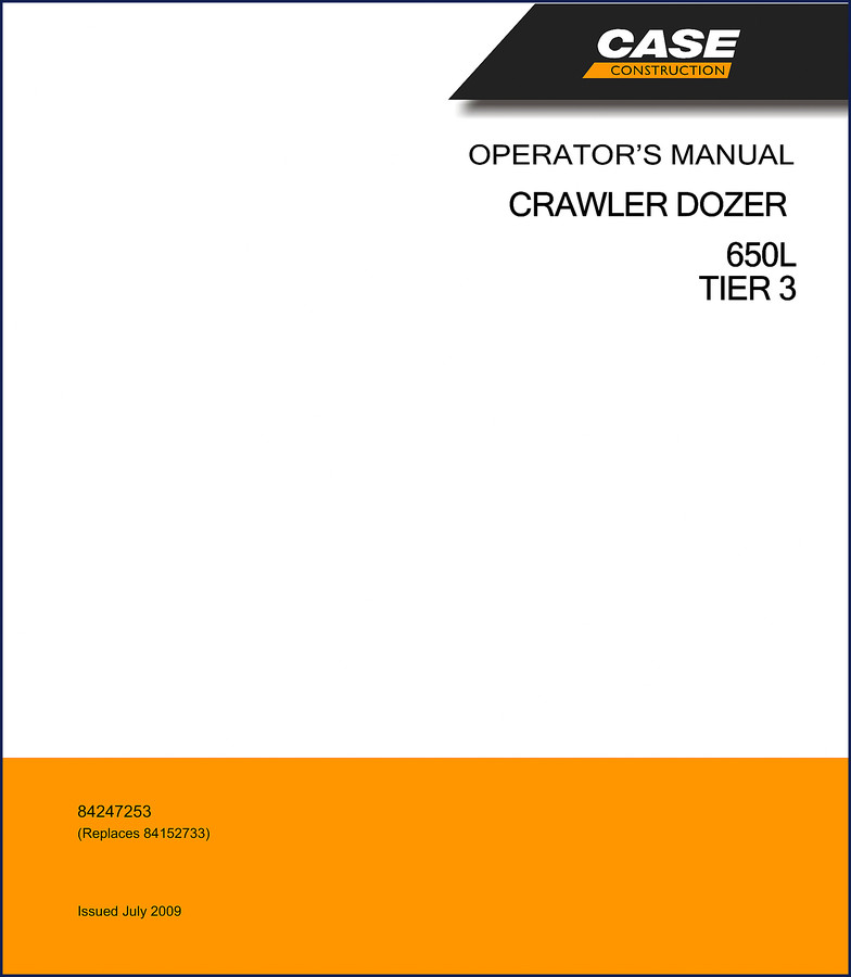 case 650l 2009 operators manual, case manual, case 650l
